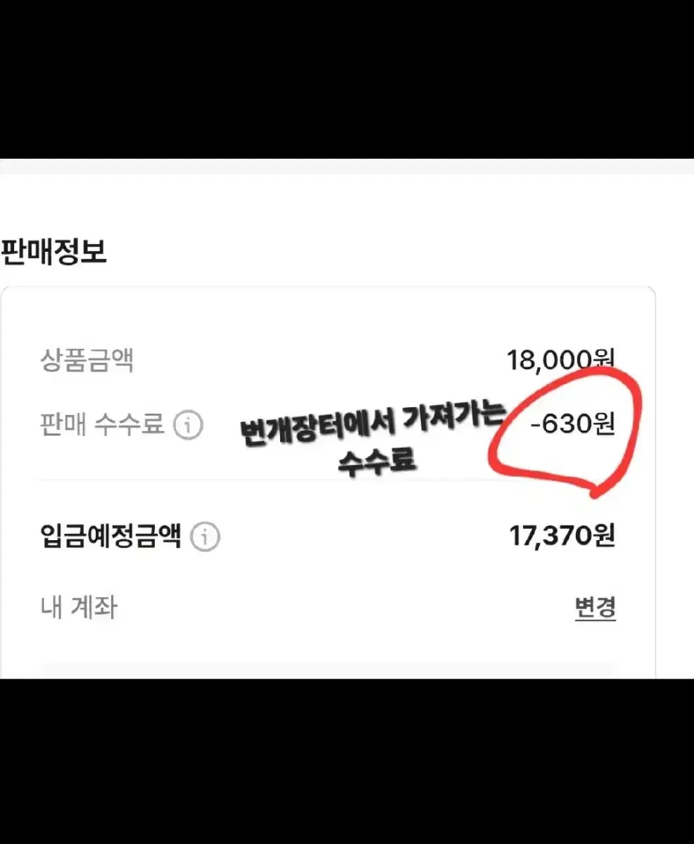 판매수수료가 많이 나가서 에눌은 불가능하세요